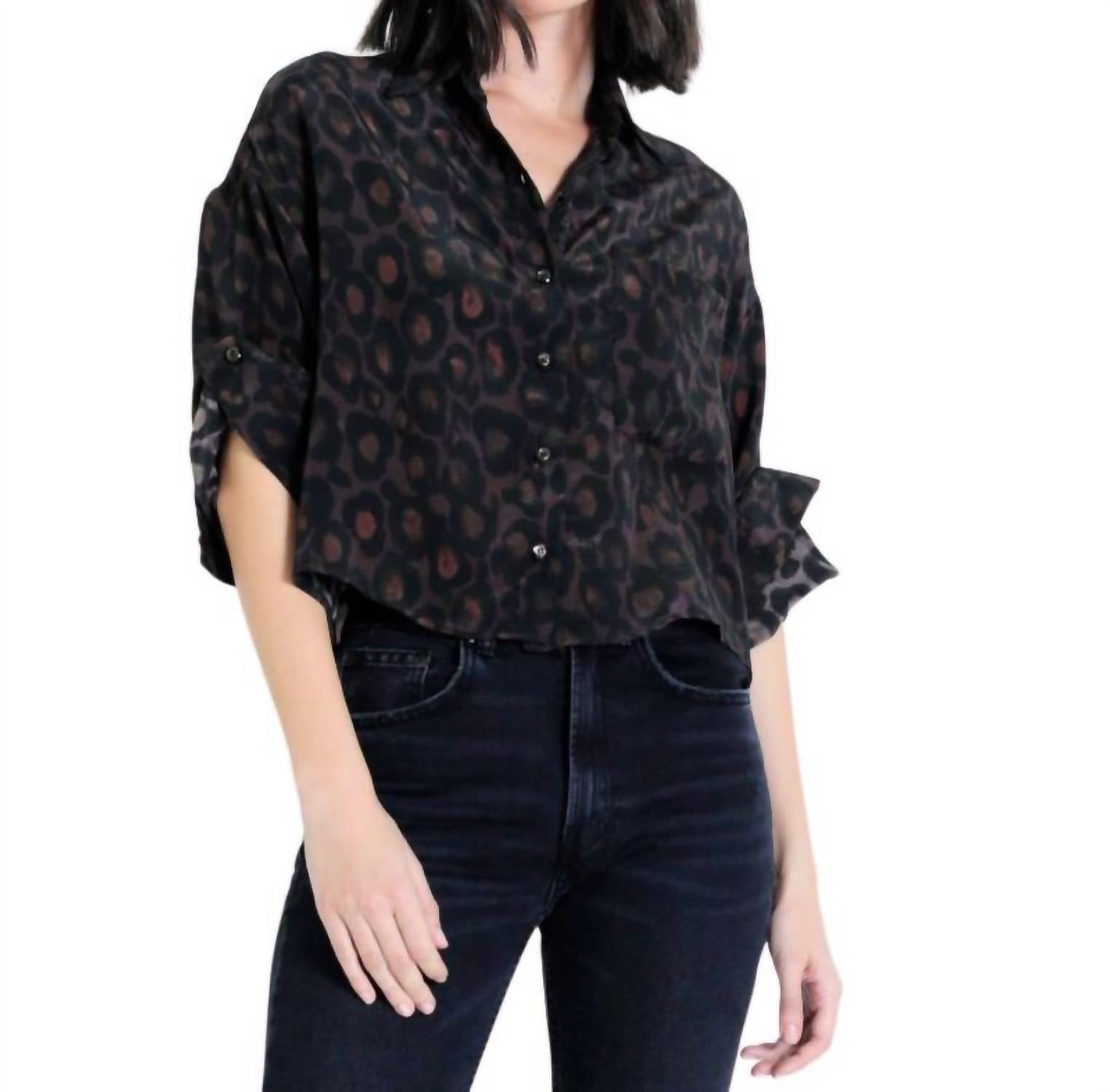 Karina Grimaldi - Animal Malaga Print Shirt