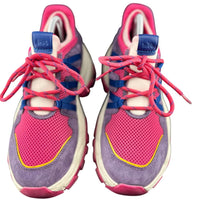 Coach Women's C165 Runner Sneakers in purple multi - women's sneaker - detail view