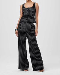 Toccin - Jet/optic Pinstripe Georgia Vest