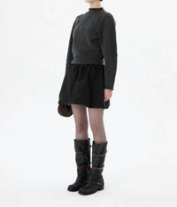 Shop Amomento - Taffeta Shirring Mini Skirt & Top