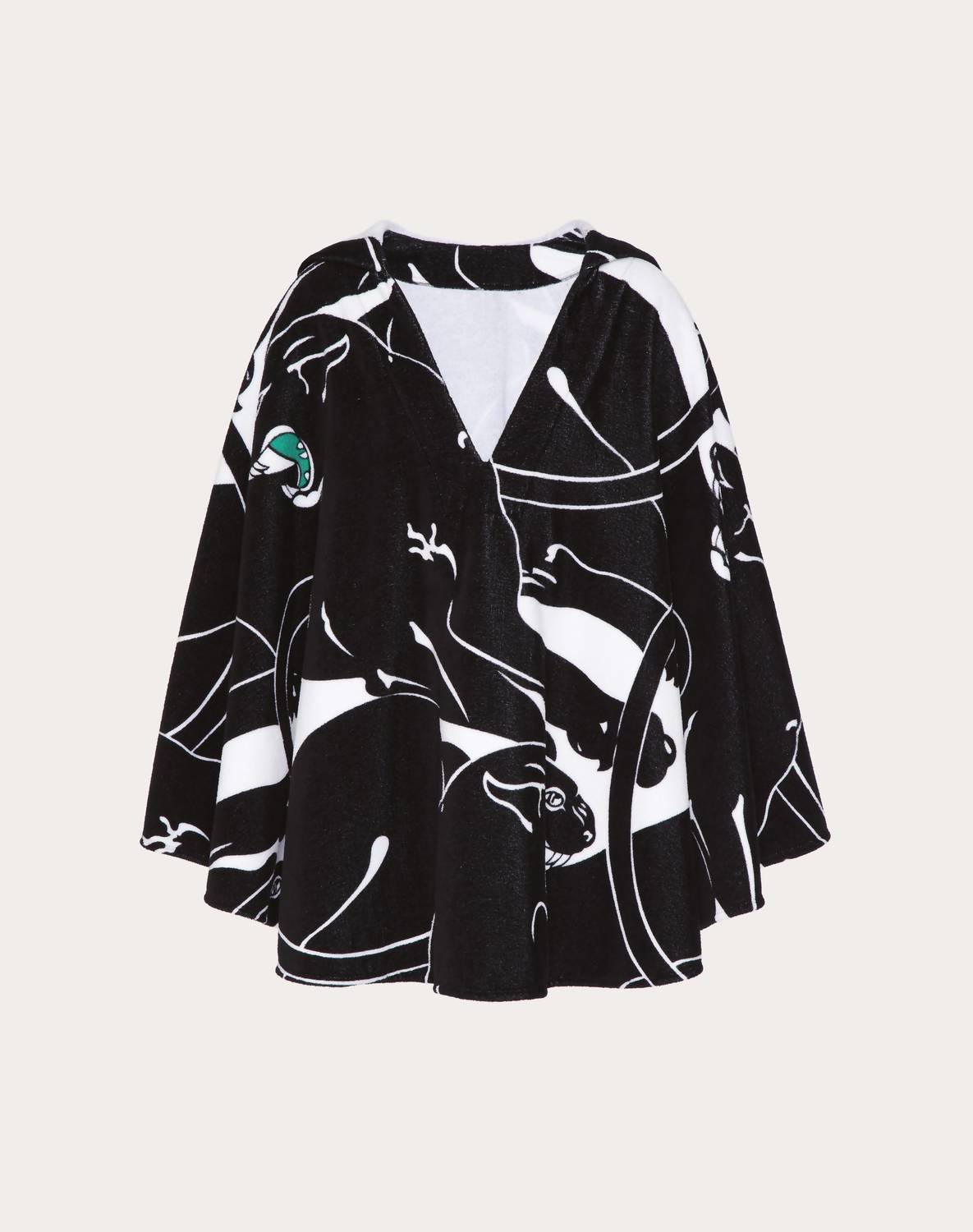 Valentino - Women's Panther Terry Cotton Cape