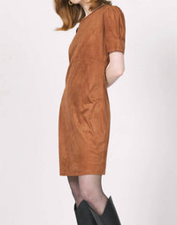 Another Love Demi Dress in brown sugar - women's dress - detail view