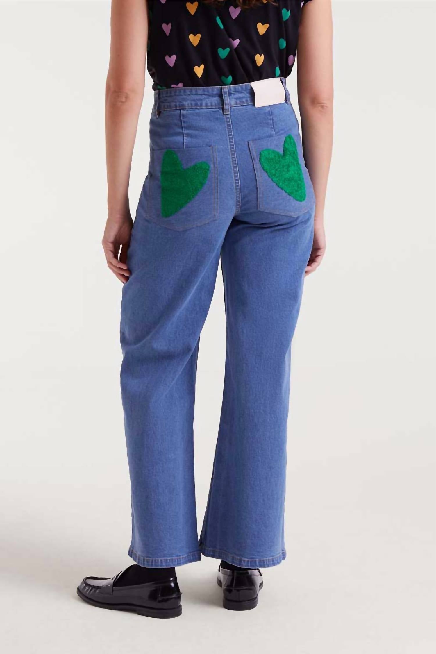 Compania Fantastica - Heart Patch Pocket Denim
