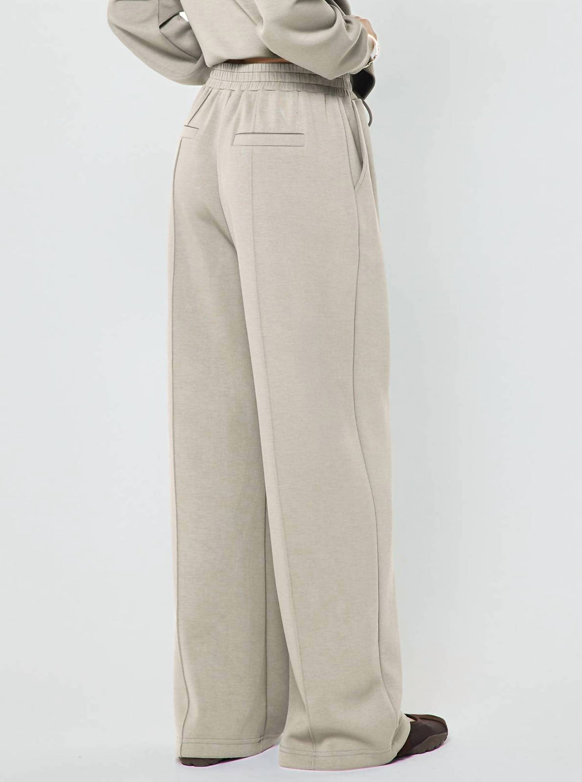 Current Air - Wide Leg Modal Drawstring Sweatpants