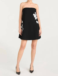 Cinq A Sept - Trailing Floral Irla Strapless Dress