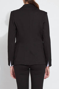 Lysse Women's Essential Ponte Blazer in black - women's jacket - view 4