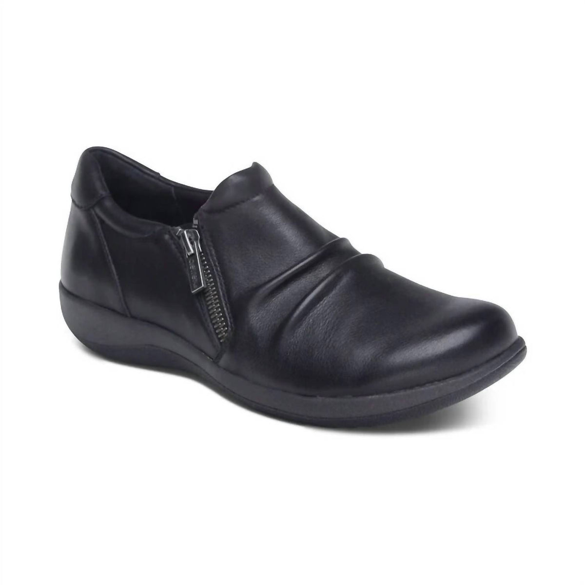Aetrex - Katie Side Zip Slip On - Medium