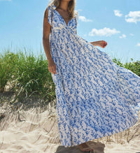 Louise New York Betsy Maxi Dress in white - women's dress
