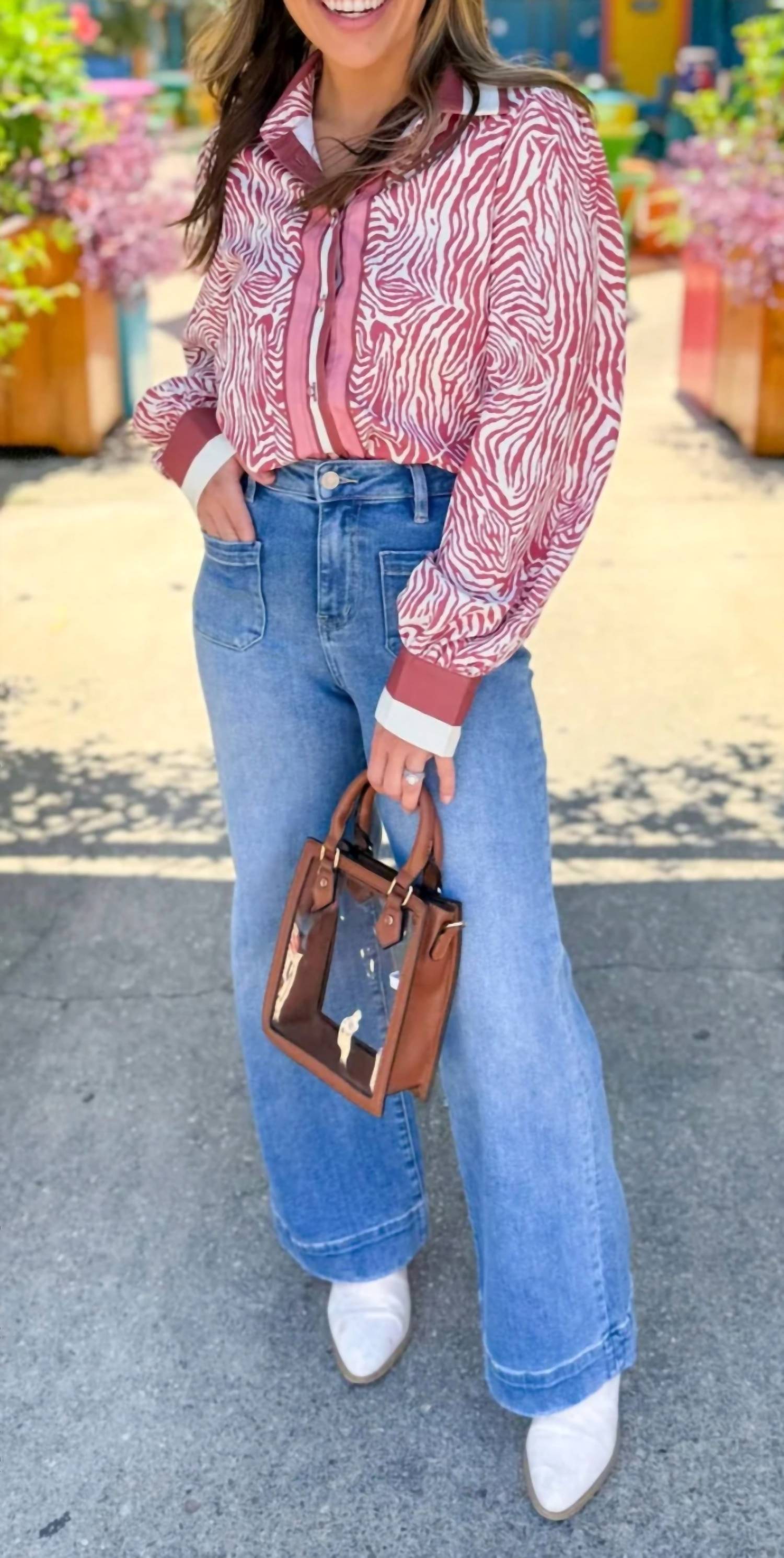Joy Joy - Long Sleeve Blouse