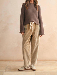 Miou Muse - Textured Knit Sweater