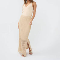 Esqualo - Small Diamond knit skirt
