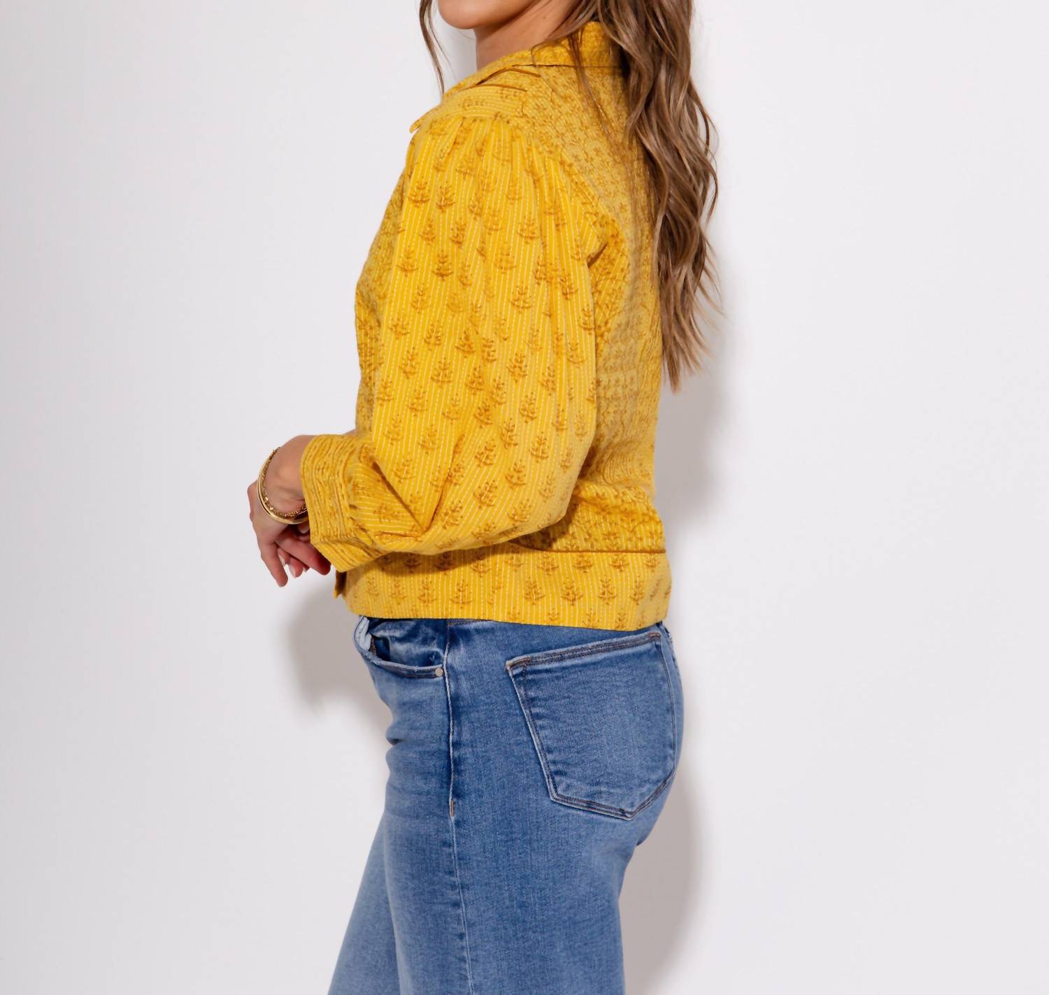 Ivy Jane - Golden Hour Cropped Button Up