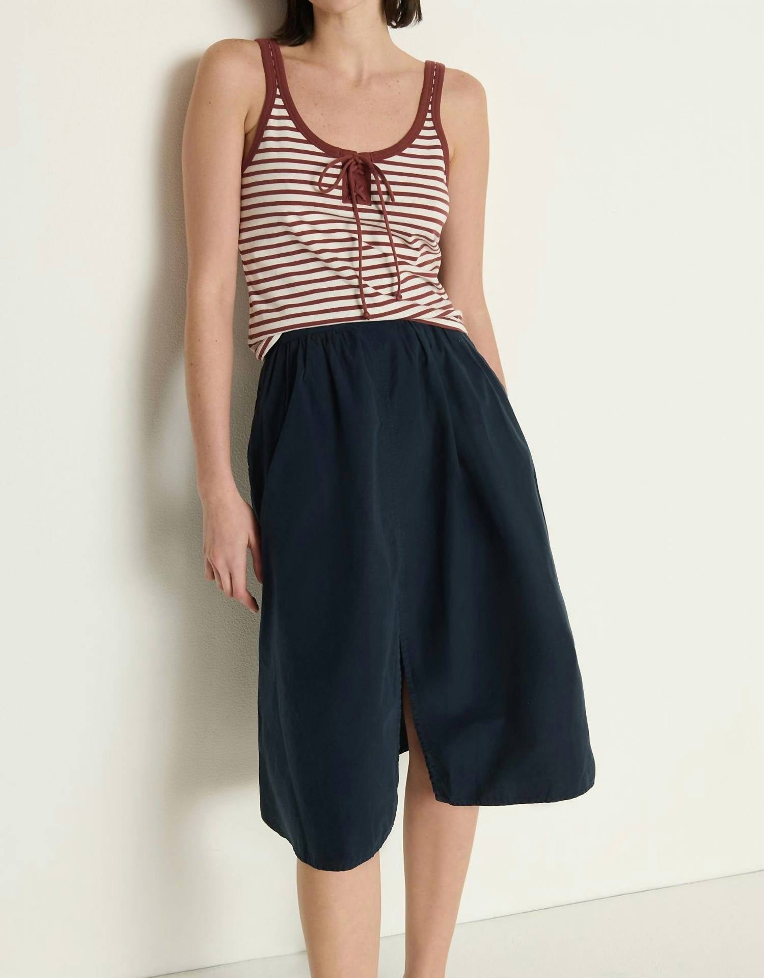 Nation Ltd - Jil Lace Up Tank Top