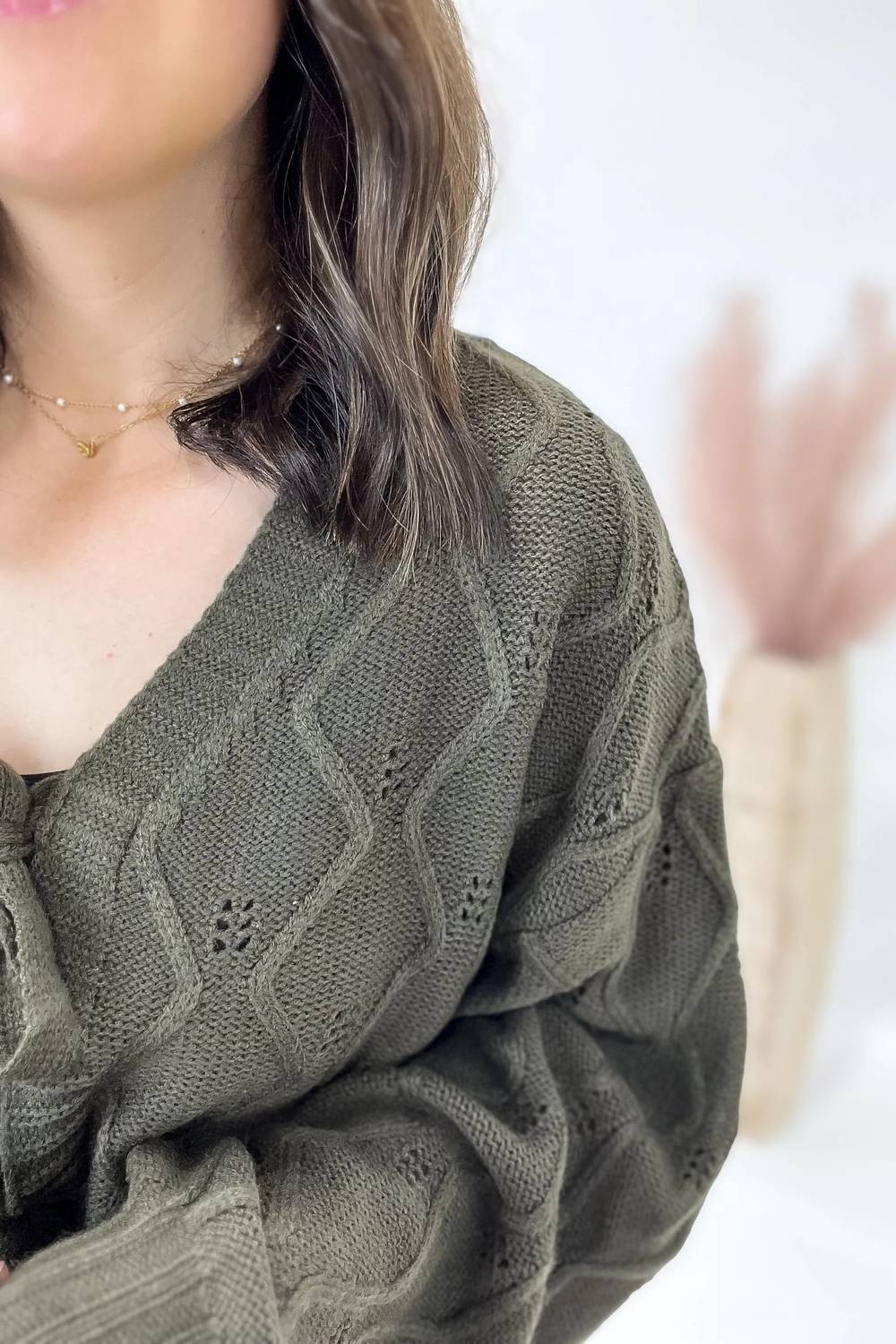 Mikarose - Knotted Knit Cardigan