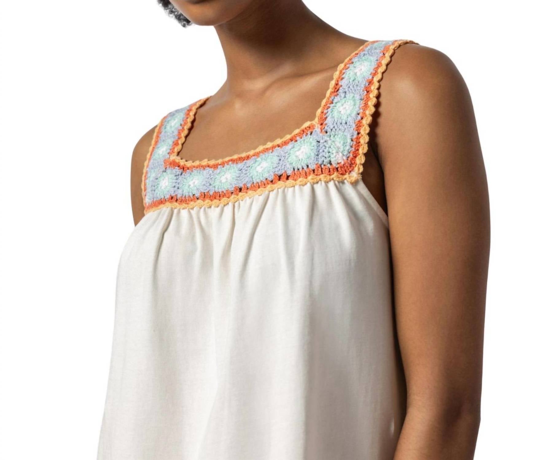 Lilla P - Crochet Trim Tank Top