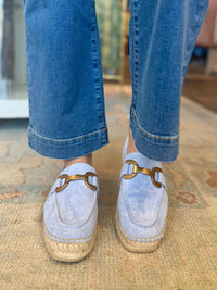 Bibi Lou - Women Kid Suede Loafers