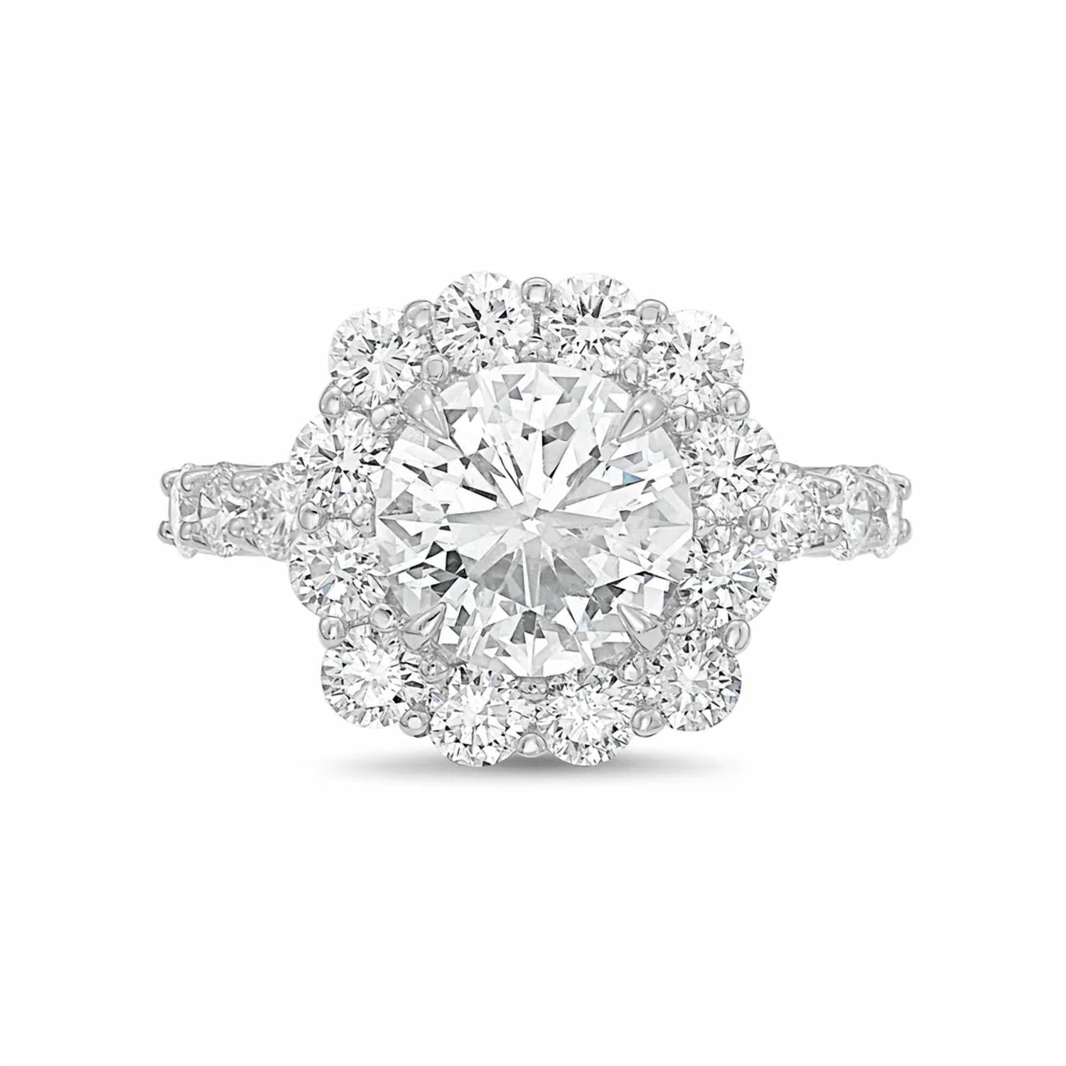 Diana M Jewels - Women's Round Lab-Grown Diamond Fashion Ring (12.00 Ct) - Luxe