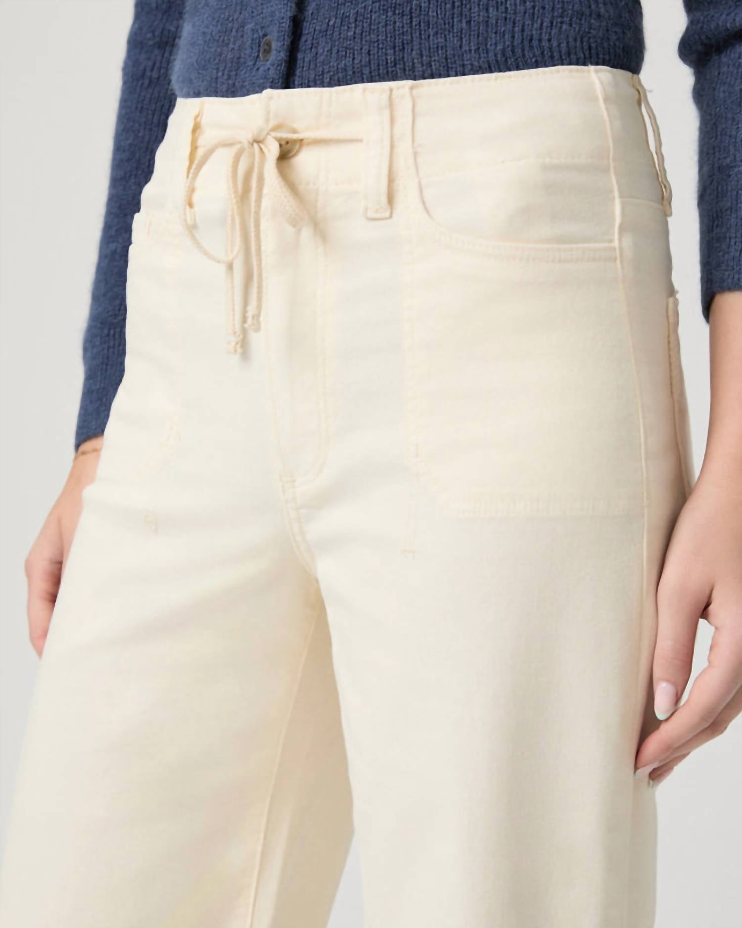 Paige - Ari Waistband Tie Jeans