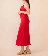 Olivaceous - Katerina Linen Dress