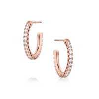 Montana Silversmiths - Women's Everything Is Rosy Hoop Earrings