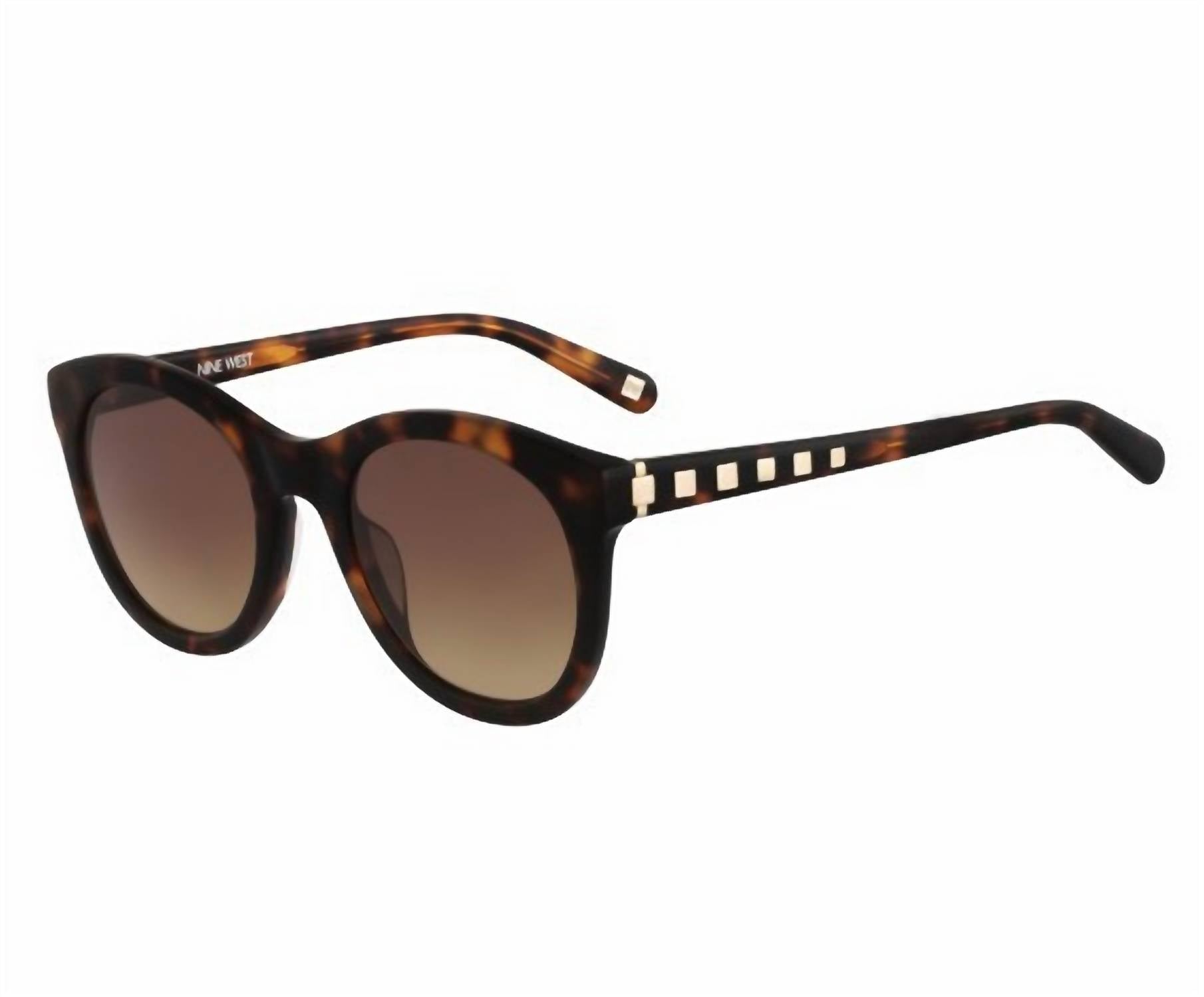Nine West - Women's Nw552s Round Non-polarized Sunglasses
