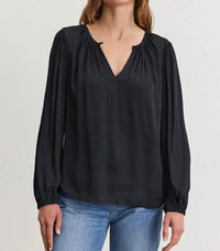 Velvet By Graham & Spencer - Women's Riona Satin Blouse