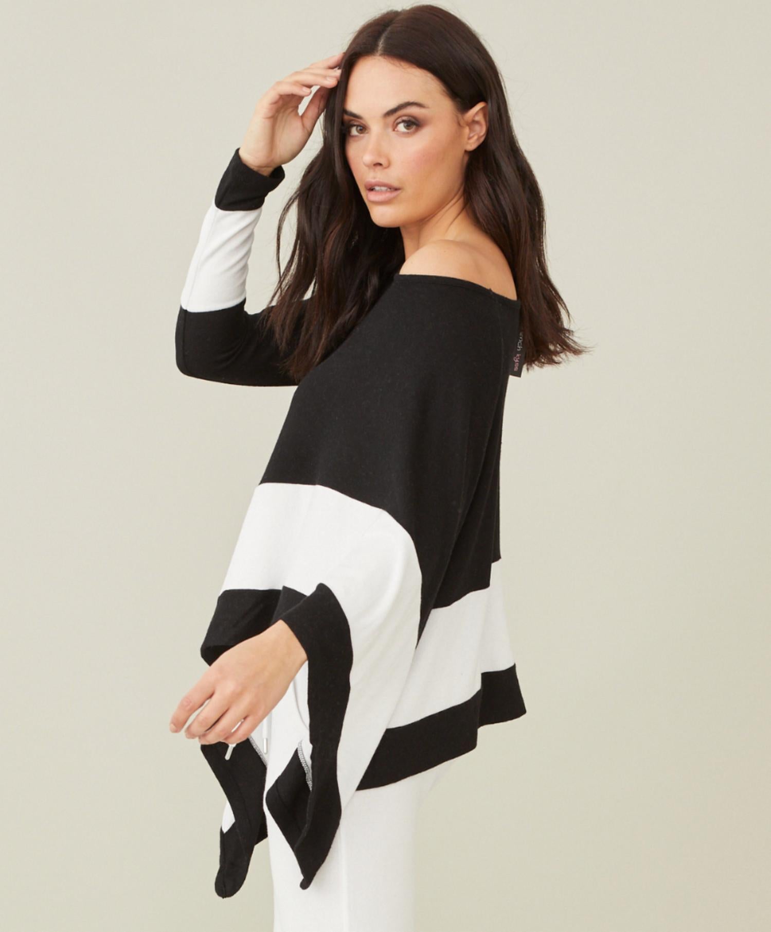 French Kyss - Asymmetrical Long Sleeve Top