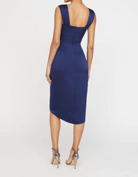 THEIA Stephanie Dress in nautical navy - women's dress - alternate view