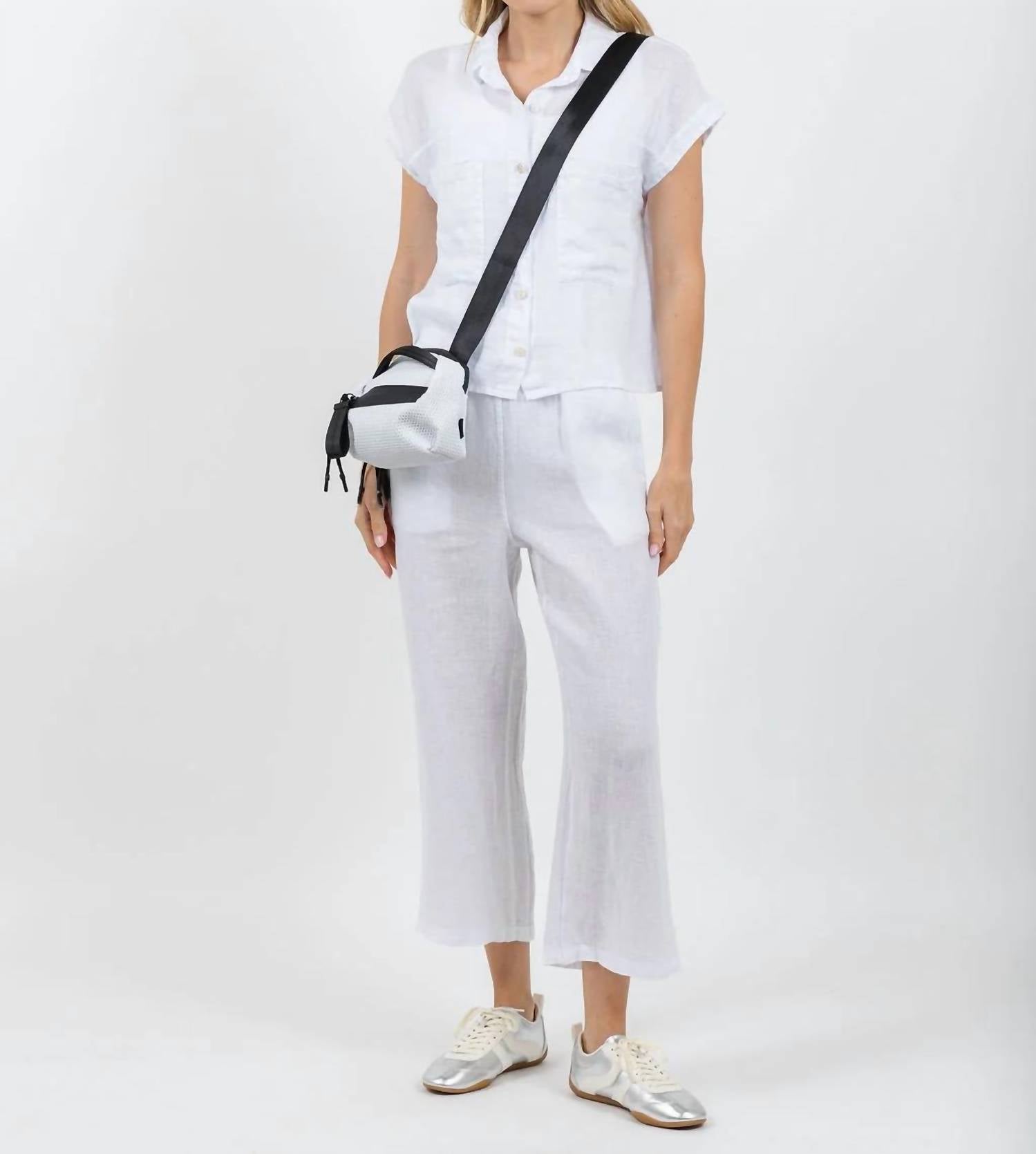 Elliott Lauren - Effie Short Sleeve Linen Shirt
