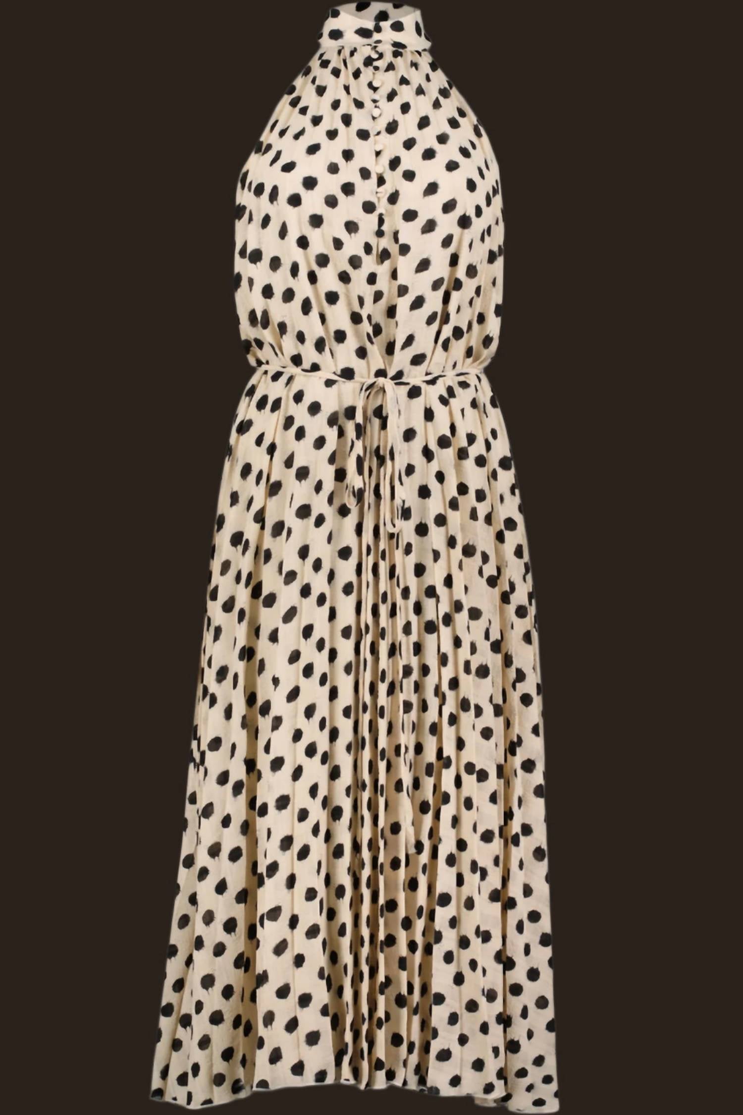 Bishop + Young - Avery Halter Polka Dot Dress