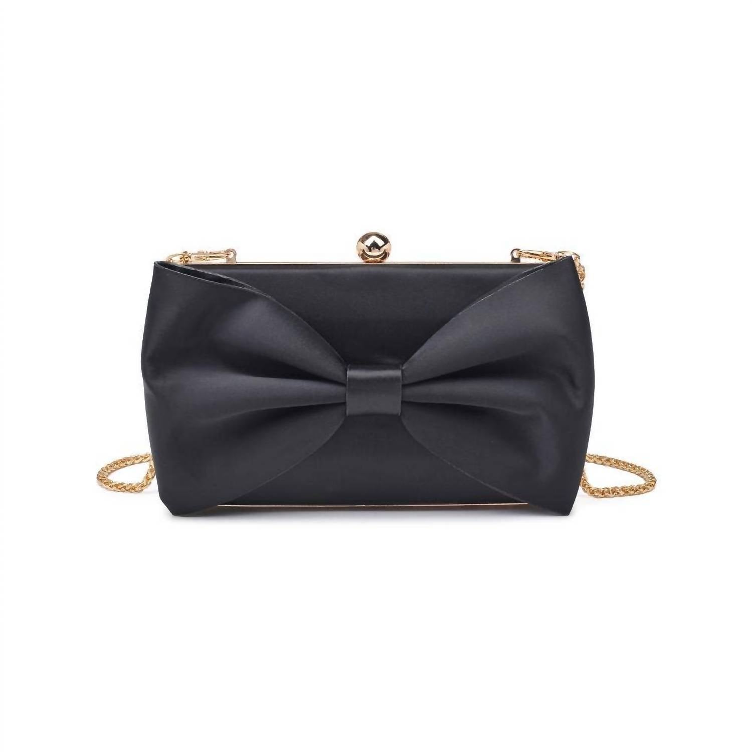 Urban Expressions Women's Belle Bow Evening Bag in black - women's bag