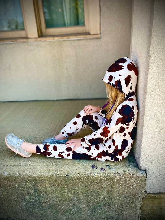 Good Girl - Cow Print Hoodie