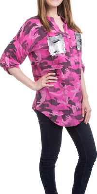 Gigi Moda - Leona Button Top