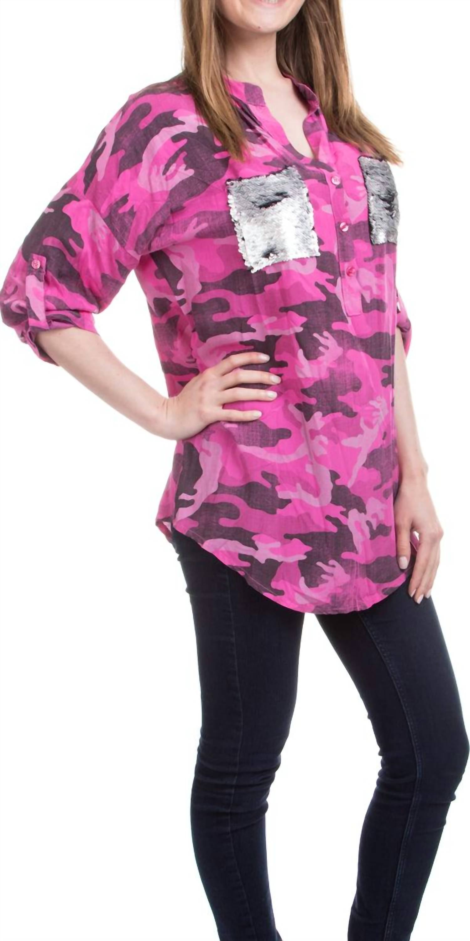 Gigi Moda - Leona Button Top