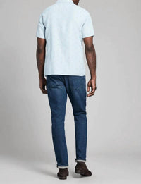 Billy Reid - Short Sleeve Herringbone Treme Shirt