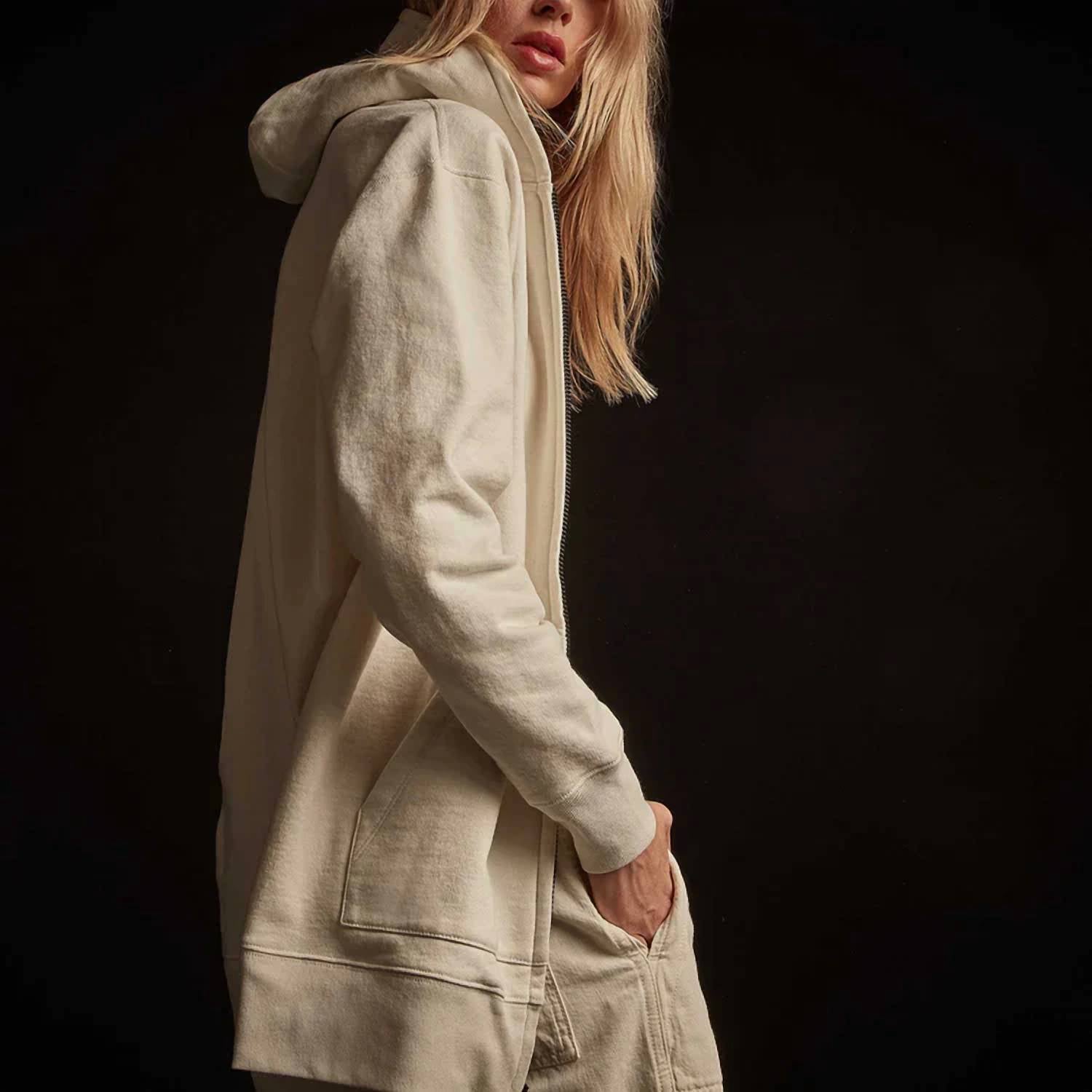 James Perse - Zip Up Hoodie Sweatshirt