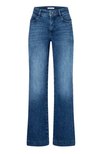 MAC Jeans Double Wide Galon Jeans in blue - women's jeans - view 4