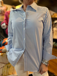 Ravel - Scope Stripe Button-Up Top