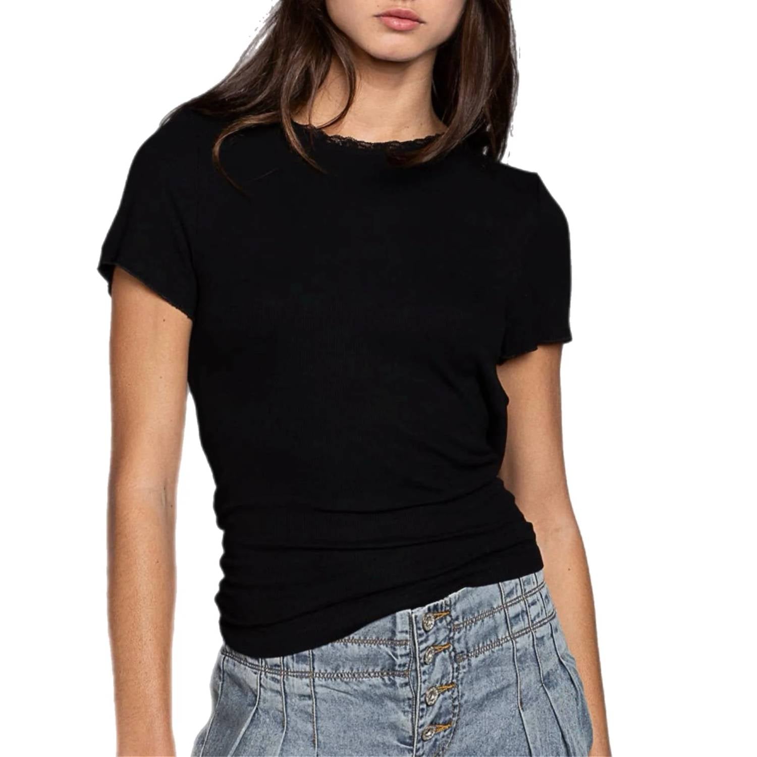 Pol - Open-back Tie Top