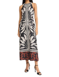 Donna Morgan - Maggy London Raye Leaf Print Maxi Dress
