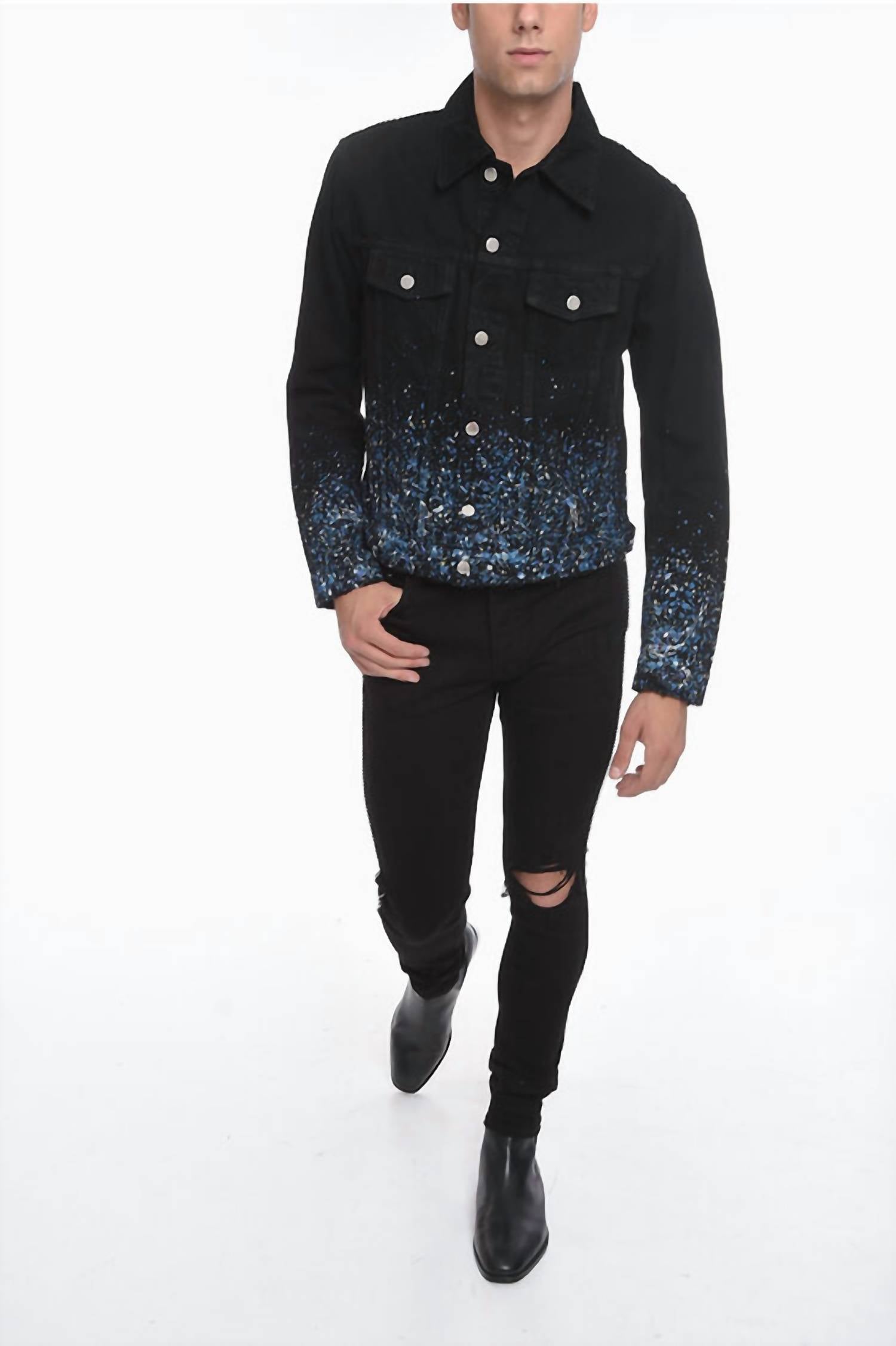 Amiri - Crystal Painter Trucker Jacket
