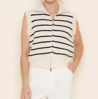 Fore Collection - Women's Striped Sweater Vest