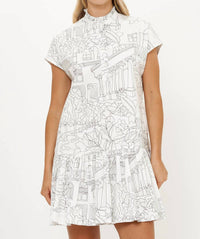Oliphant - Cap Sleeve Mini Dress