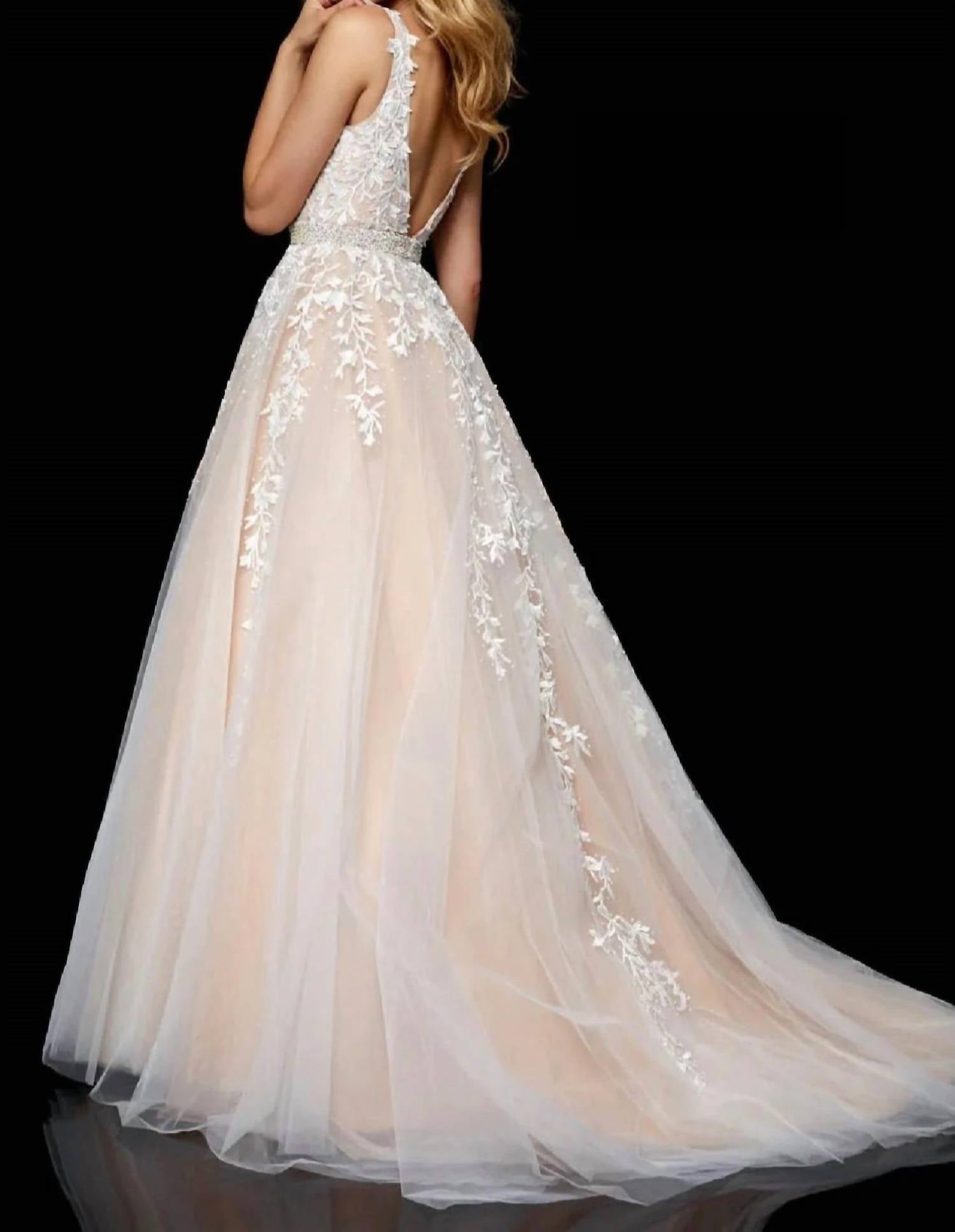 Sherri Hill - Sleeveless Laceball Gown