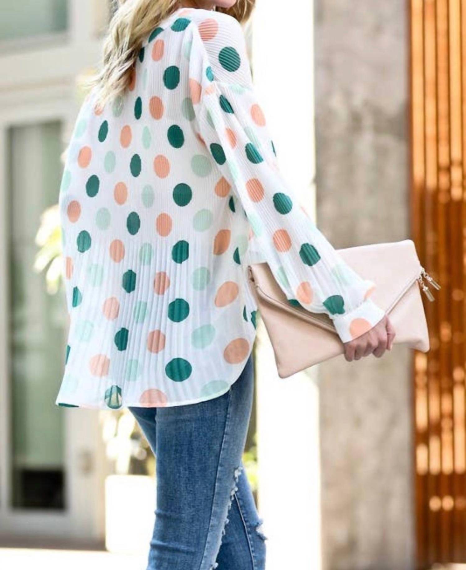 Mazik - Spot On Flowy Top