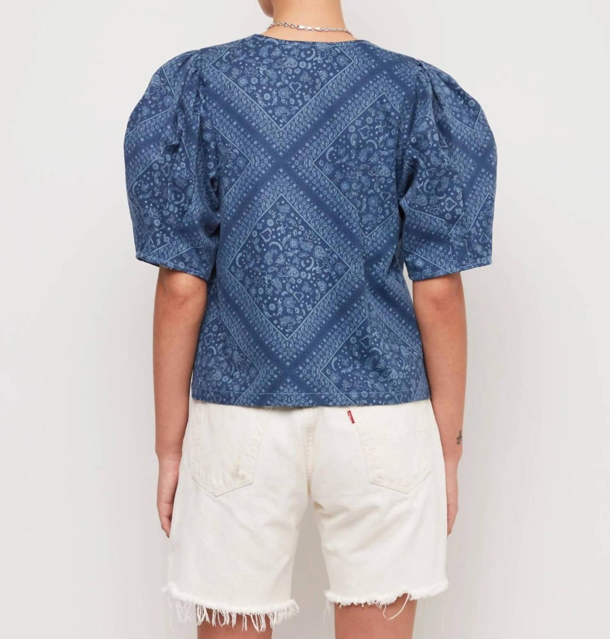 Fifteen Twenty - Women's Puff Sleeve Blouse