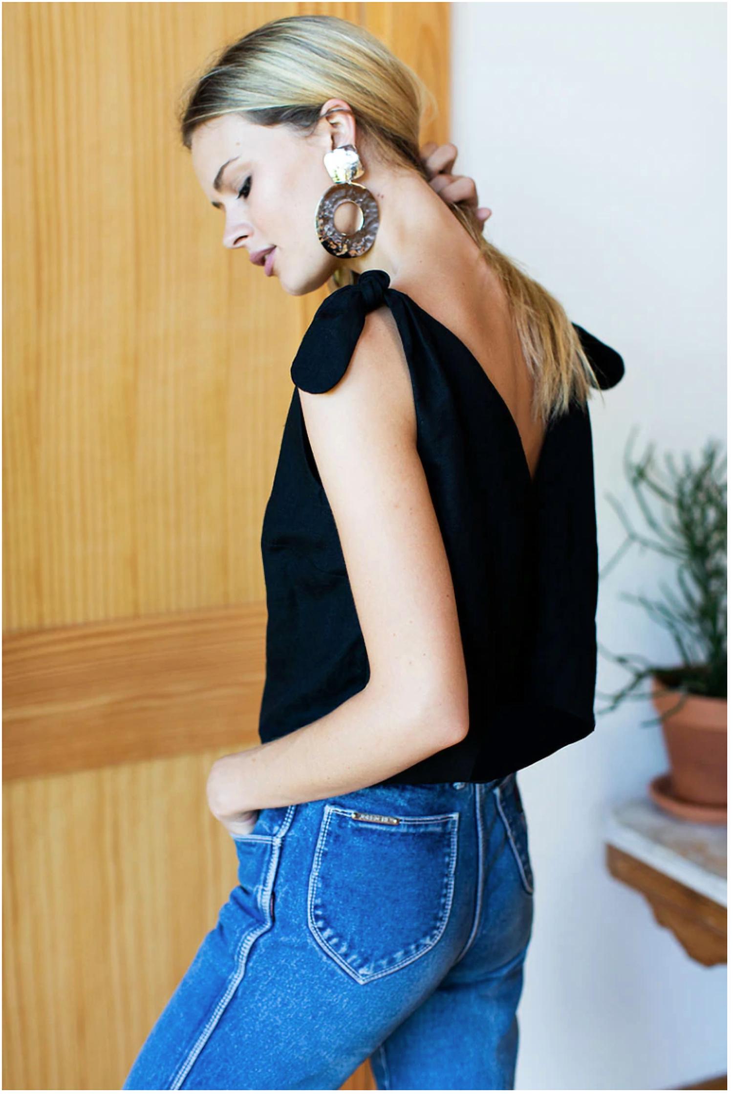 Emerson Fry - Tie Shoulder Mod Top