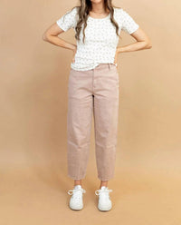 Flying Monkey - Revie High Rise And Cropped Ankle Length Barrel Jeans