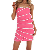 Tcec - Sweet Contrast Mini Dress