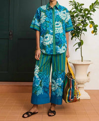 Alemais - Margo Cuffed Wide Leg Pant
